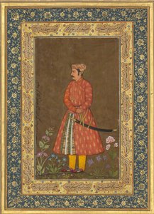 صورة لروب سينغ ، فوليو من ألبوم شاه جهان ، ظهر: ca. 1615-20 ، وجه: كاليفورنيا. 1500 بواسطة علي مشهدي
