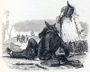 البغالان - أساطير لافونتين بواسطة جراندفيل