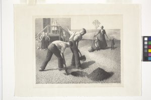 مجموعة زراعة الأشجار (الطباعة الحجرية) بواسطة جرانت وود