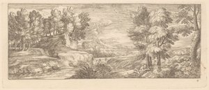 المناظر الطبيعية للنهر مع شخصيات الراحة River Landscapes (عنوان السلسلة) بواسطة غاسبار دوغيت