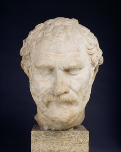 رأس ديموستينس (رخام)