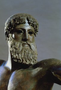 رأس بوسيدون ، c.460-450 قبل الميلاد ، التفاصيل البرونزية من 111367