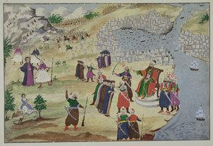 السقوط المتوقع للقسطنطينية ، من التاريخ التصويري لحرب الاستقلال اليونانية بواسطة المدرسة اليونانية