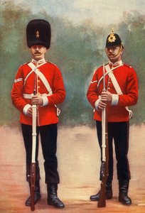 `` Northumberland Fusiliers Corporal and DurhamLight Infantry Lance-Corporal '، 1901. بواسطة غريغوري وشركاه