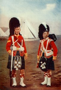 "الرقيب و Bugler ، 1st Argyle and Sutherland Highlanders" ، 1900. بواسطة غريغوري وشركاه