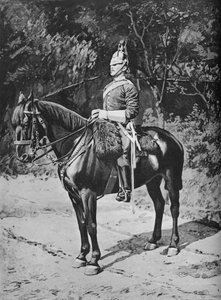 رقيب ميجور ، الثالث ، أمير ويلز Dragoon Guards ، c1880 بواسطة غريغوري وشركاه