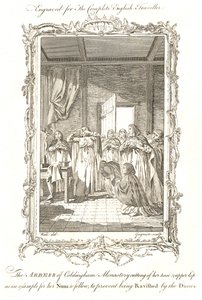 دير كولدينجهام StAebbe الأصغر سنا شبه الأسطورية Abbess 870AD بواسطة غرينيون