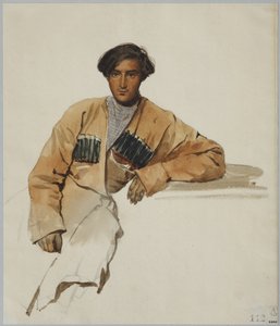 صورة كريستوفر دميتريفيتش سانيكيدزه ، 1841 بواسطة غريغوري جريجوريفيتش جاجارين