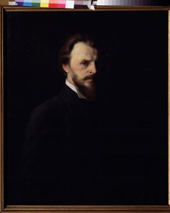 صورة ذاتية (صورة شخصية). Painture de Grigori (Grigory ، Grigory) Grigorievich Myasoedov (Myasoedov ، Myasoedov) (1834-1911) ، huile sur toile بواسطة غريغوري غريغوريفيتش مياسويدوف