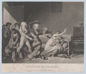 المشهد الثاني من اللصوص ، كاليفورنيا. 1805. بواسطة رائعة