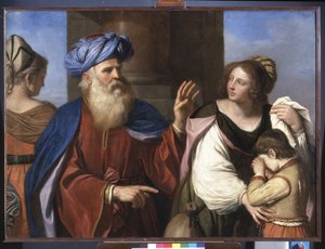 إبراهيم ينكر هاجر وإسماعيل ، 1657 بواسطة جويرسينو