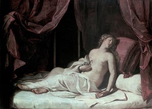وفاة كليوباترا ، 1648 بواسطة جويرسينو
