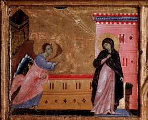 البشارة. تفاصيل بريديلي ، 1260-1280 بواسطة جويدو دا سيينا