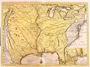 مونتانا، وداكوتا الشمالية، ومينيسوتا، ومينيسوتا، وويسكونسن، وميشيغن، وميشيغان، ونيويورك، ووايومنغ، وداكوتا الجنوبية، وداكوتا الجنوبية، ونبراسكا، وأيوا، وإيلينوي، وإلينوي، وإنديانا، وأوهايو، وبنسلفانيا، وكولورادو، وكانساس، وميسوري، وكنتاكي وفرجينيا الغربية، بواسطة غيوم ديليسل