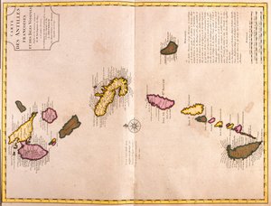 جزر ويندوارد بواسطة غيوم ديليسل