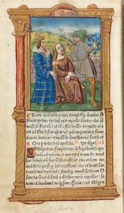 كتاب مطبوع لساعات استخدام روما: fol. 111v ، سانت أبولونيا ، 1510. بواسطة غيوم لو روج