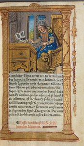 كتاب مطبوع لساعات استخدام روما: fol. 20r ، سانت مارك ، 1510. بواسطة غيوم لو روج