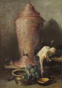 الحياة الساكنة مع النافورة ، 1894