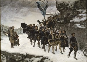 إعادة جثمان الملك كارل الثاني عشر ملك السويد ، 1884