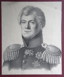 صورة للأمير دميتري فلاديميروفيتش غوليتسين 1771-1844 ، 1820s بواسطة غوستاف أدولف هيبيوس