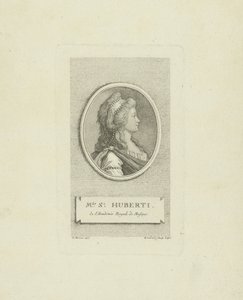 صورة لمغني الأوبرا أنطوانيت سانت هوبرتي 1756-1812 ، ج. 1790. بواسطة جوستاف جورج إندر
