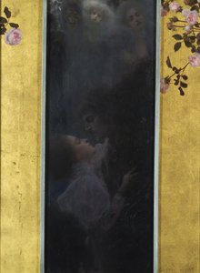 رمزية الحب ، 1895 بواسطة غوستاف كليمت