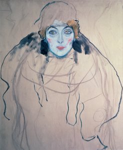 رأس امرأة ، 1917 بواسطة غوستاف كليمت