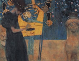 Music (Die Musik) بواسطة غوستاف كليمت