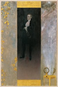 الممثل جوزيف لوينسكي في دور كارلوس في فيلم Goethe&39;s Clavigo بواسطة غوستاف كليمت