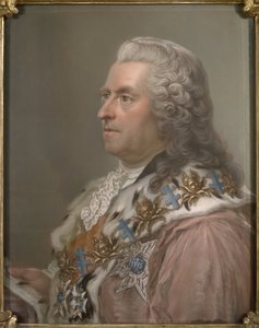 صورة للكونت كارل جوستاف تيسين (1695-1770) ، بقلم لوندبرج ، جوستاف (1695-1786). باستيل على ورق بواسطة جوستاف لوندبرج