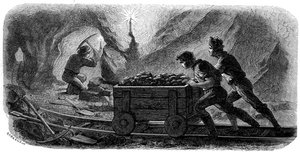تعدين الكوارتز ، كاليفورنيا ، 1859. بواسطة غوستاف أدولف شاسيفنت باكيس