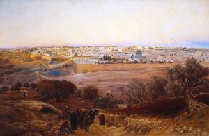 القدس من جبل الزيتون 1902