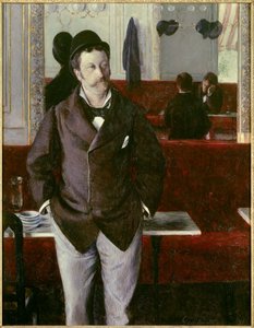 في المقهى لوحة غوستاف كايليبوت (1848-1894) 1880 صن. 1،53x1،14 م روان ، متحف الفنون الجميلة بواسطة غوستاف كايليبوت