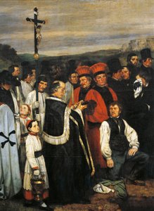 A Burial at Ornans بواسطة غوستاف كوربيت