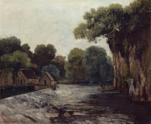 طاحونة الغراب. 1866 بواسطة غوستاف كوربيت