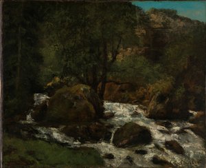 فورست ستريم ، جورا ، 1860. بواسطة غوستاف كوربيت