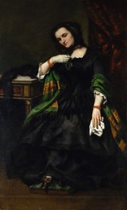مدام أوغست كوك ماتيلد ديسبورتس ، 1827-1910 ، كاليفورنيا. 1852-57. بواسطة غوستاف كوربيت