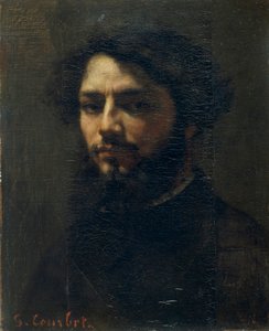 بورتريه ذاتي ، ج. 1850. بواسطة غوستاف كوربيت