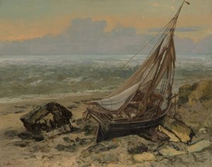 قارب الصيد ، 1865. بواسطة غوستاف كوربيت