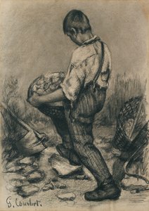 يونغ ستون بريكر ، c1864-1865 بواسطة غوستاف كوربيت