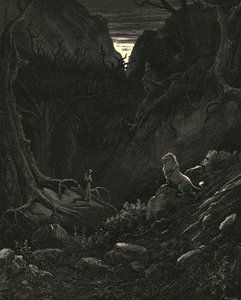 جاء أسد ، ربحني كما ظهر ، c1890. بواسطة غوستاف دور