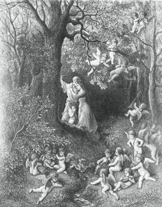 Angelica and Medoro, from The Frenzy of Orlando بواسطة غوستاف دور