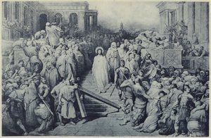 المسيح يغادر دار الحضانة (ليثو) بواسطة غوستاف دور