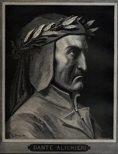 دانتي أليغييري 1265-1321 ، 1860 بواسطة غوستاف دور