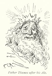 الأب تيمز بعد البيرة (نقش) بواسطة غوستاف دور