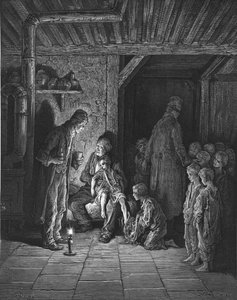"وجدت في الشارع" ، 1872. بواسطة غوستاف دور