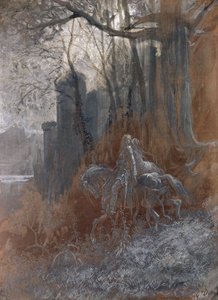 غيرينت وإينيد رايد أواي ، 1868 (غواش و wc على ورق) بواسطة غوستاف دور