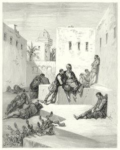 Gustave Dores Don Quixote: "At last I resolved to trust a renegade of Murcia, who had shown me great proofs of his kindness" (engraving) بواسطة غوستاف دور