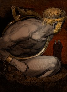 رسم توضيحي للكوميديا الإلهية - الجحيم (La Divina Commedia، L