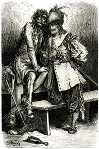 رسم توضيحي للكابتن فراكاسي بواسطة غوستاف دور